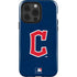 MLB Cleveland Guardians - Solid Distressed iPhone 15 Pro Impact Case